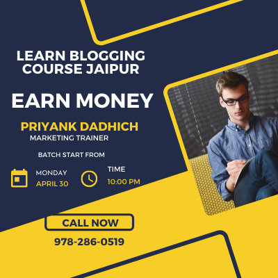 Learn Blogging Training Course Jaipur | Earn Money